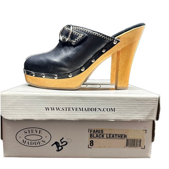 Steve Madden Shoes - Vintage Steve Madden Faris Heeled Clog (8B)